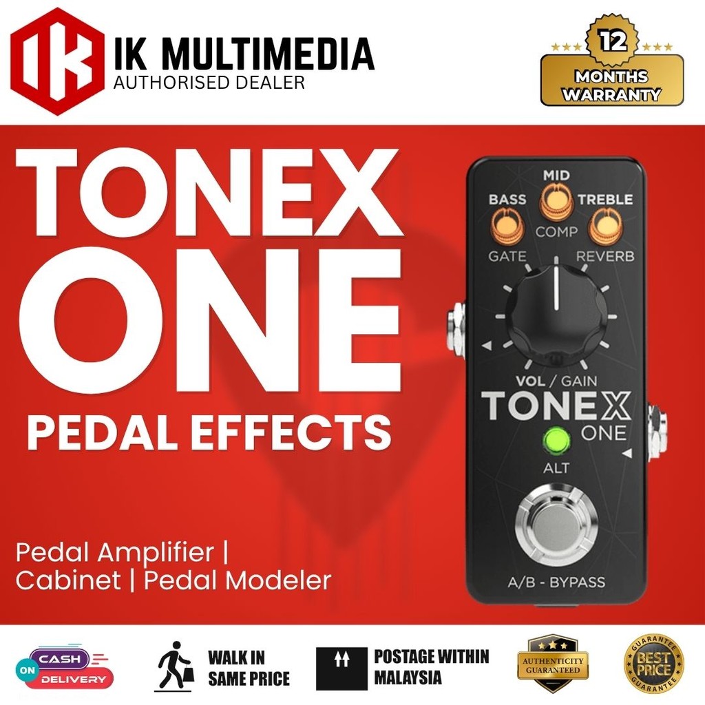 IK Multimedia TONEX One Pedal Amplifier/Cabinet/Pedal Modeler