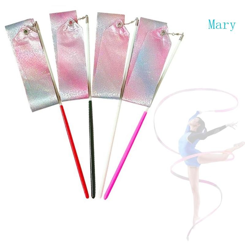 Mary Rhythmic Dance Ribbons ยิมนาสติกริบบิ้น_streamers_สำหรับยิมนาสติกเต้นรำศิลปะ