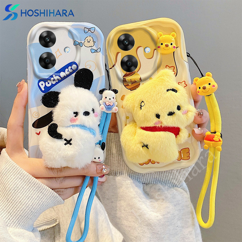 เคสโทรศัพท์สําหรับ OPPO A5X A5 A5i A3 Pro A3X 5G 4G เคสปลอกน่ารักการ์ตูน HelloKitty Loopy Pochacco 3D ตุ๊กตาตุ๊กตาซิลิโคนกันกระแทกนุ่มปกหลัง