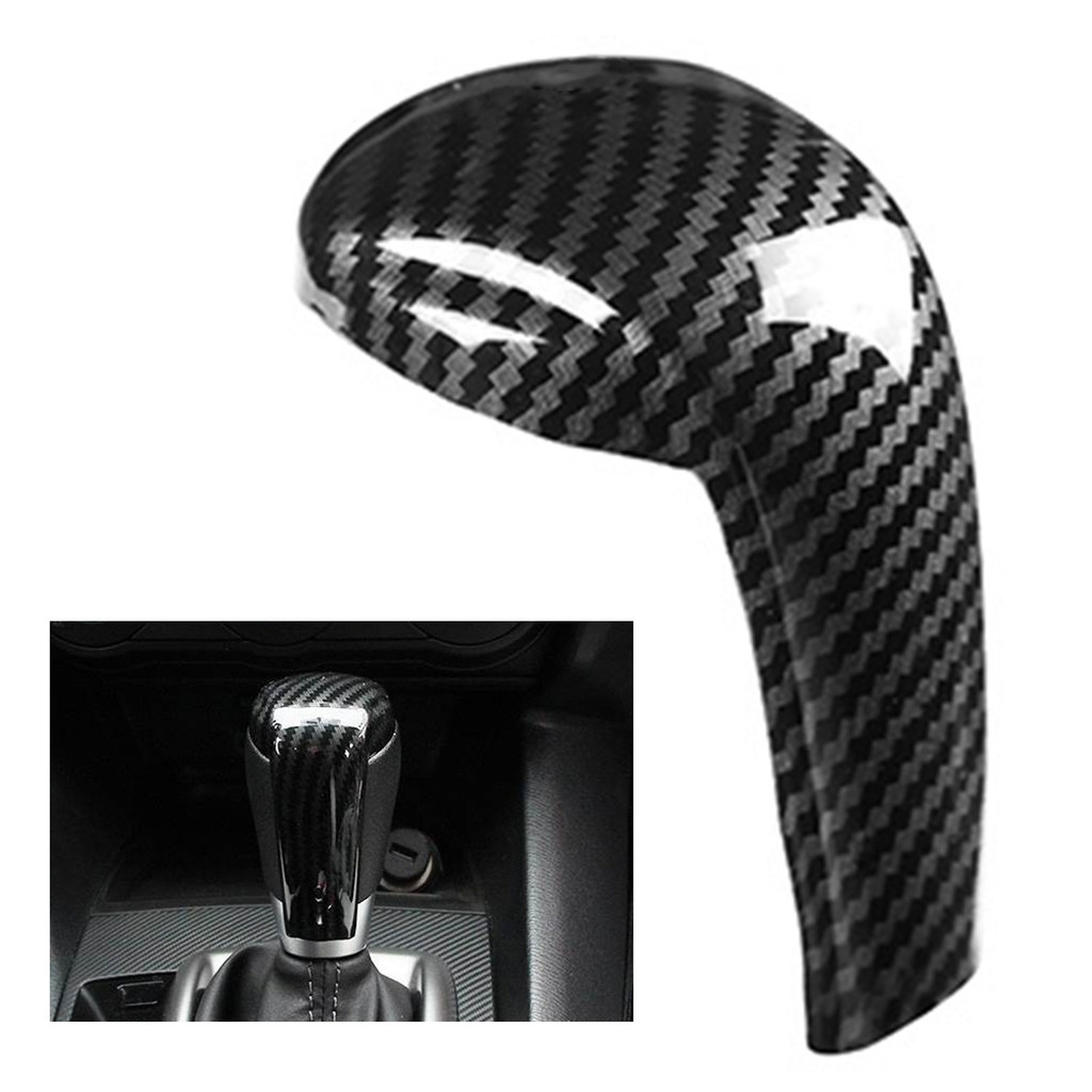 ✨[จัดส่งภายใน 1 วัน]ฝาครอบหัวเกียร์ Mazda - สไตล์คาร์บอนไฟเบอร์ - สําหรับ Mazda 2/3/CX-5/CX-8/CX-9/Axela