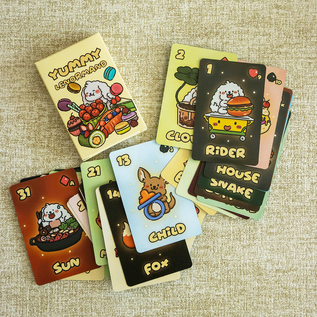 Original Gourmet Renomand Yummy Lenormand Yummy Lenormand