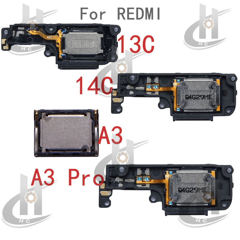 สําหรับ Xiaomi Redmi 13C / 14C / A3 / A3 Pro / A3X Loud ลําโพง Buzzer Ringer Flex สายโทรศัพท์มือถือ Buzzer Ringer ซ่อมอะไหล่