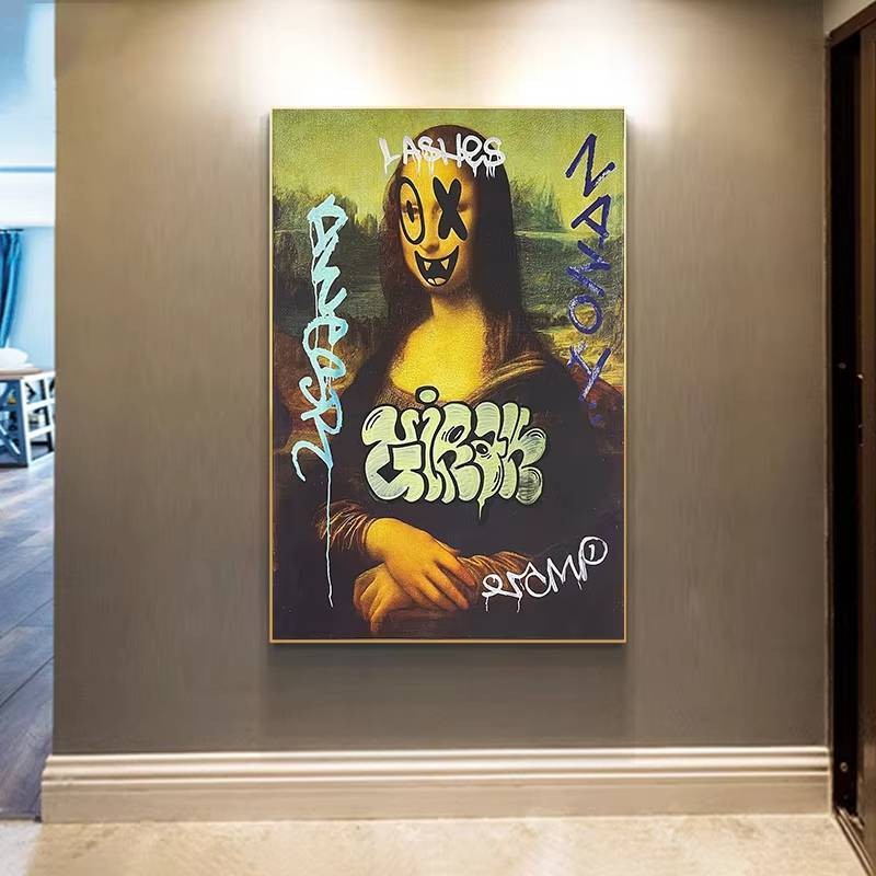 ตลก Poetess Sappho Renaissance เปลี่ยนศิลปะผ้าใบภาพวาด Graffiti Art พิมพ์โปสเตอร์ Behead Argus Home Wall รูปภาพตกแต่ง - รูปที่ 3