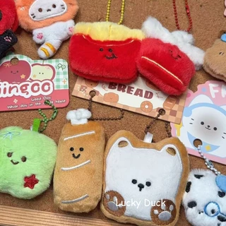 🔥พร้อมส่ง🔥พวงกุญแจตุ๊กตาน่ารัก พวงกุญแจคู่แฟน ห้อยกระเป๋า ตุ๊กตาญี่ปุ่น นุ่มนิ่ม ลายการ์ตูนน่ารัก