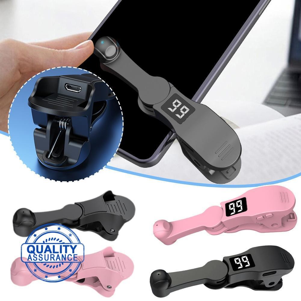 ตัวคลิกหน้าจอมือถือ Smart Plug-in Clicker อุปกรณ์เสริมทางกายภาพ Mute Clicker Live V2y7