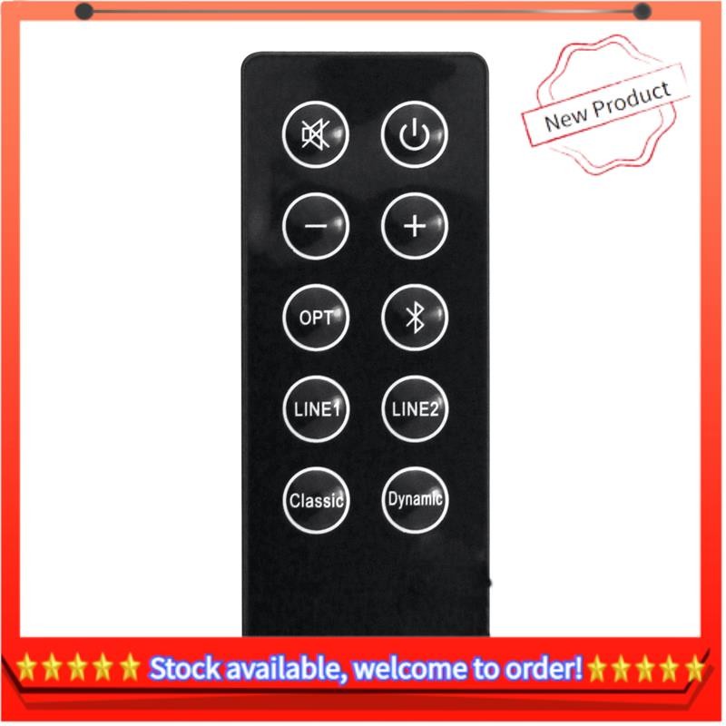 เปลี่ยน RC10D RC100 รีโมทคอนโทรลสําหรับ R2000DB Soundbar ขับเคลื่อนลําโพงบลูทูธชั้นวางหนังสือพลาสติก