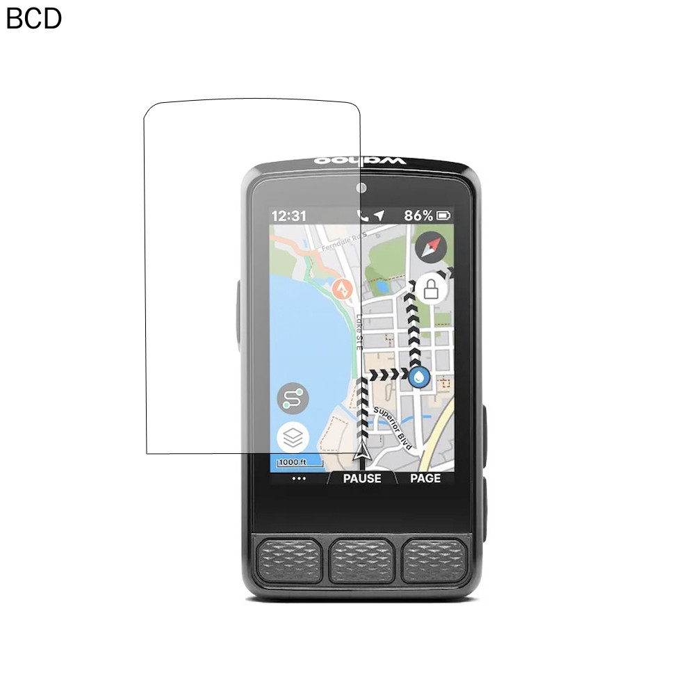 2 PC PET นุ่มป้องกันฟิล์มป้องกันหน้าจอสําหรับ Wahoo Elemnt Roam 3/2 Bolt V3/V2 ACE Bycicle GPS อุปกรณ์เสริมคอมพิวเตอร์