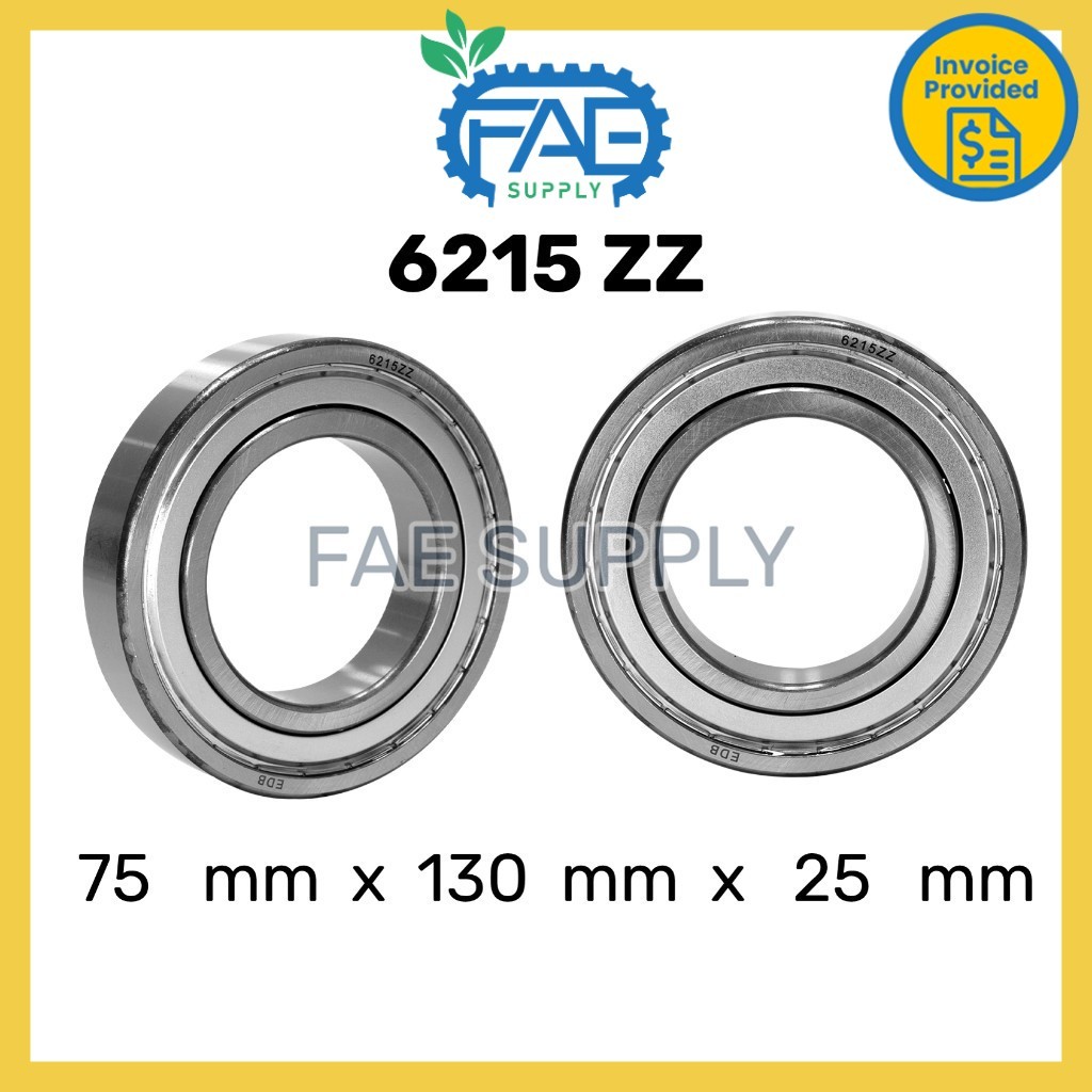 6215ZZ 6215RS 6215 Ball Bearing Deep Groove 75*130*25 mm