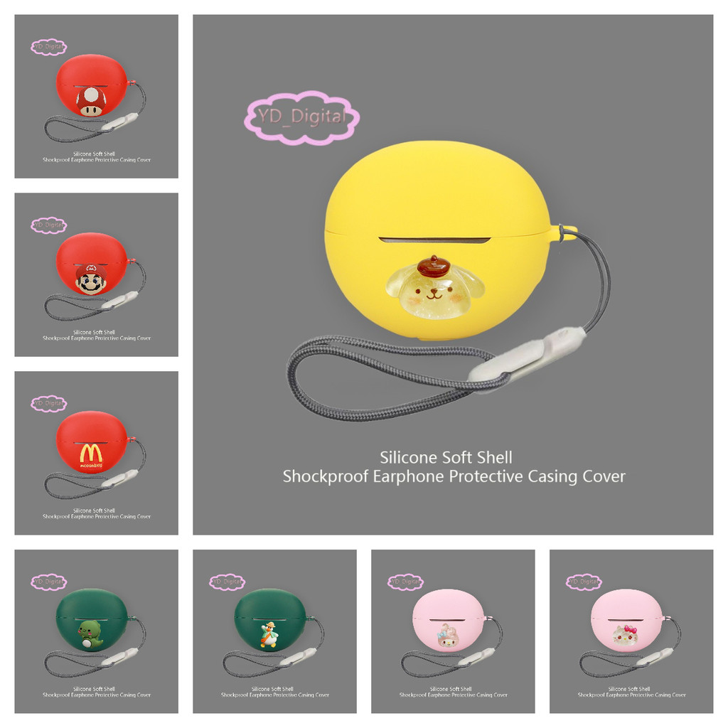 Earphone Case for  HuaWei FreeBuds 7i  Silicone Soft Cover Cute  Earbuds Waterproof Shockproof  Prot