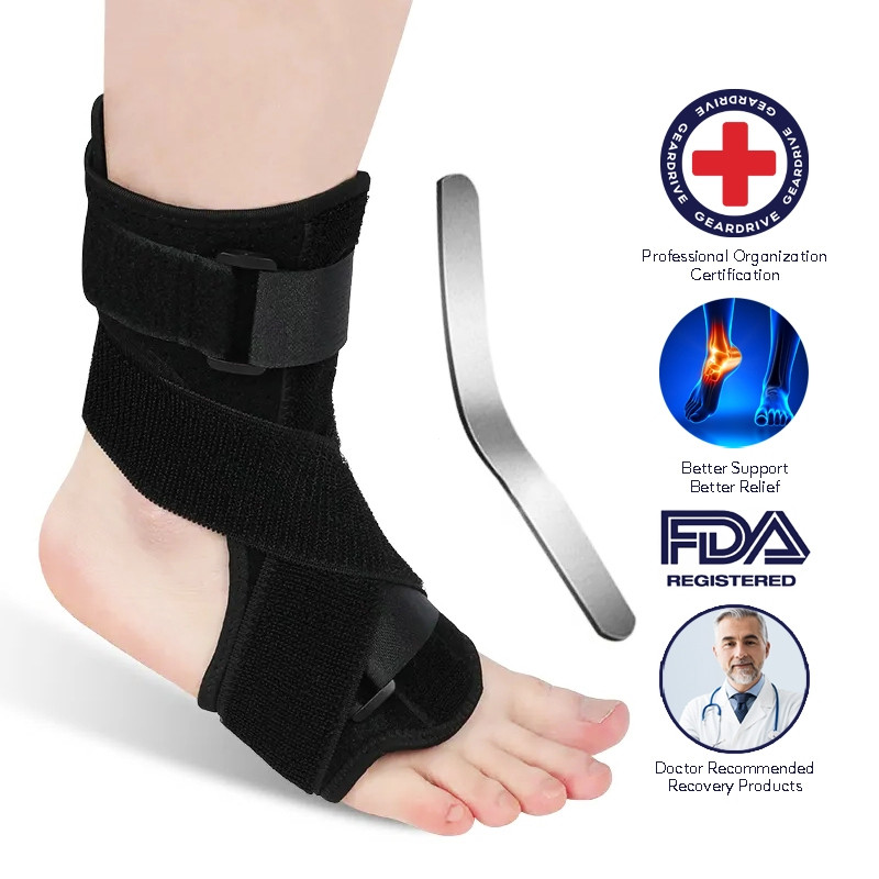 Plantar Fasciitis Night Splint & Support, ปรับ Orthotic Foot Drop Brace