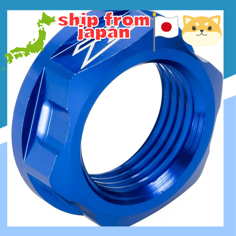 ZETA RACING Front Axle Nut - Compatible with YZ250F '14-25, YZ450F '14-25, KX125 '04-08, KX250 '04-0
