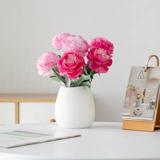 ดอกไม้เพนอยประดิษฐ์ตกแต่งบ้านงานแต่งงานดอกไม้ผ้าช่อดอกไม้ตกแ…