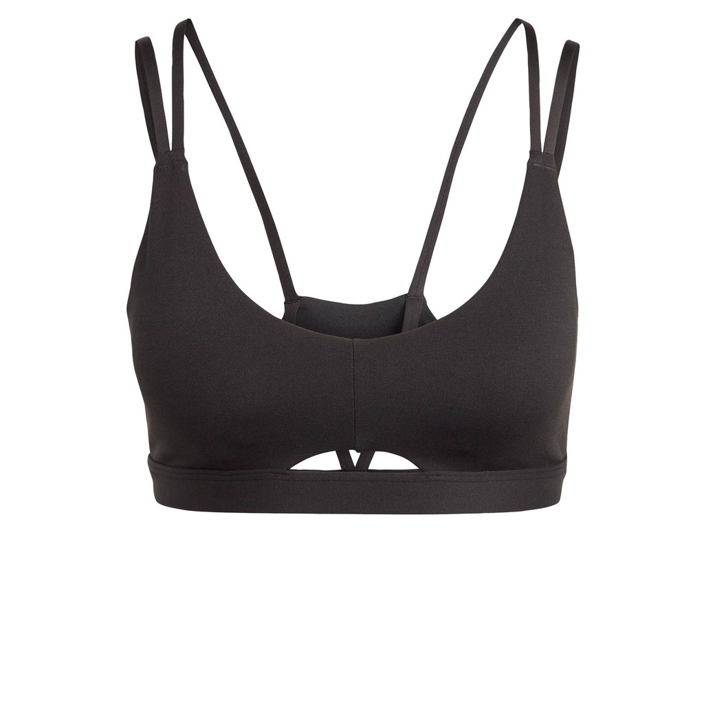 adidas Gym & Training บราซัพพอร์ตระดับต่ำ Yoga Studio Luxe ผู้หญิง สีดำ HR3036 - รูปที่ 3