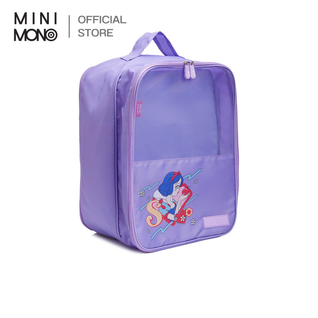 [Mini Mono X ELEMENTS] กระเป๋าใส่รองเท้ายูนิเซ็กส์ ลาย Disney Princess