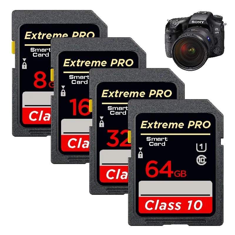 การ์ด SD Class 10 ความเร็วสูง 32GB 64GB 128GB 256GB 512GB 1TB SDA1HC SDA1XC แฟลช USB memory stick การ์ดกล้อง