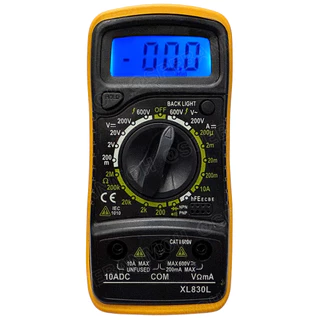 [ 1 เครื่อง ] XL830L ดิจิตอลมัลติมิเตอร์ Digital LCD Multimeter เครื่องวัดแรงดันไฟ วัดกระแสไฟ วัดค่าความต้านทาน วัดทร...