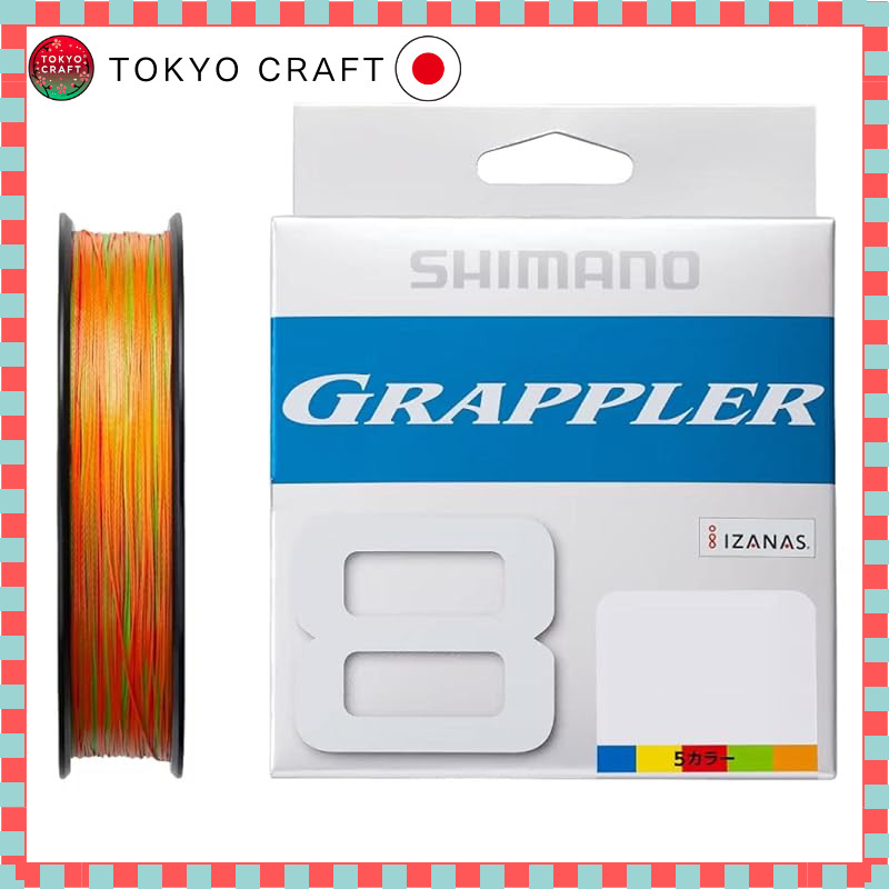 【direct from Japan】
Shimano Grappler 8 PE 200m LD-A61U 5 Colors (5 colors x 10m) Size 2