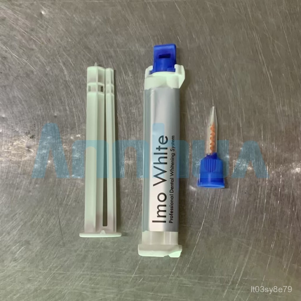 Dental Bleaching Gel Tooth Whitener Dual Barrel Syringe 35%hydrogen Peroxide 5ml