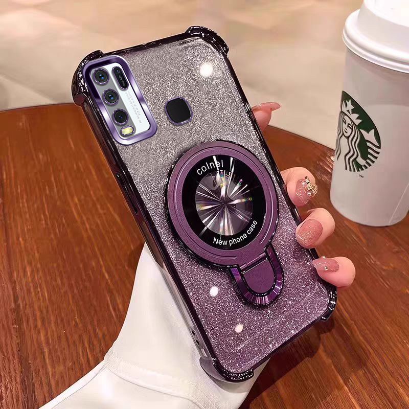 เคส VIVO Y30 Y30i Y50 1938 1935 เคสโทรศัพท์สําหรับใหม่ Soft Anti fall เกราะป้องกันวงเล็บ UD