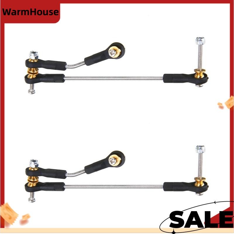 2 ชุด Rc รถพวงมาลัย Link ชุด RC รถอะไหล่พวงมาลัย Link ชุด Servo Link Rod พวงมาลัย Link สําหรับ C14 C