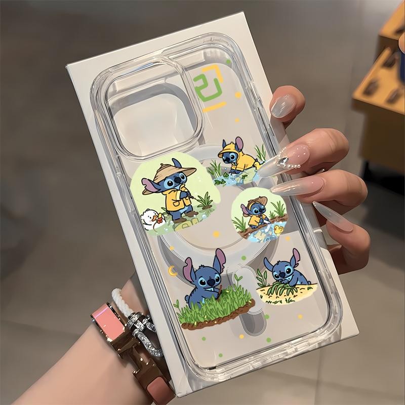 สําหรับ Iphone 11 12 13 14 15 16Plus 11Pro 13Pro 手机壳 11 12 13 14 15 16PRO MAX การ์ตูนน่ารักโปร่งใสเป