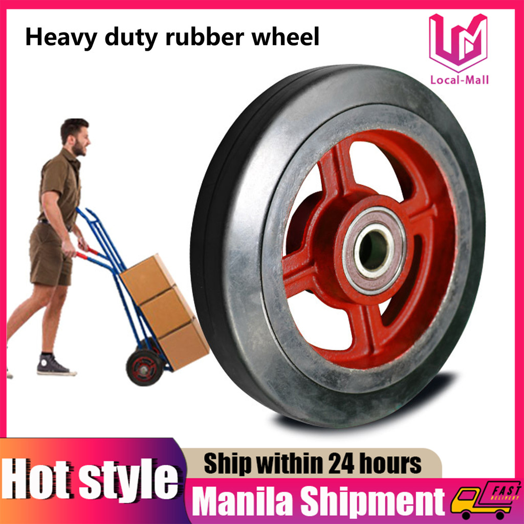 10/8 inch Wheels For Heavy Cart Set Heavy Duty Push Cart Wheels Trolley Trolly Cart Wheels Tires Rub