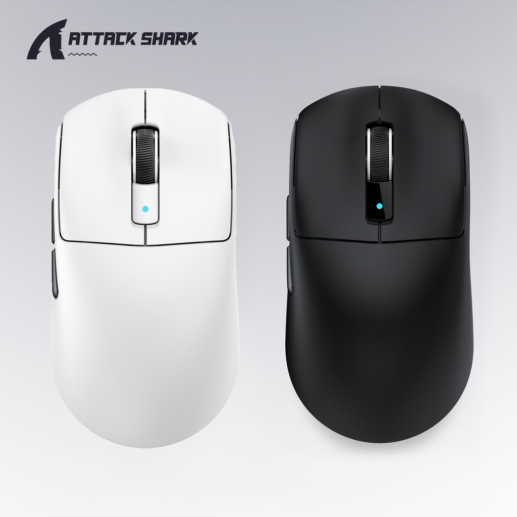 Attack Shark R6 เมาส์สําหรับเล่นเกมไร้สาย 42000DPI 8K Polling Rate เมาส์ 3 โหมดน้ําหนักเบา 38g สําหร