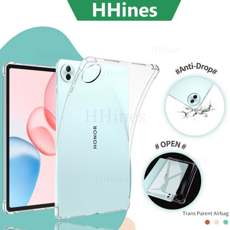 ถุงลมนิรภัย Soft TPU สําหรับ Huawei Honor Pad 10 12.1 นิ้ว 2025 Honor แท็บเล็ต 10 Pad9 PadV9 X9a PadX9 PadX8a MagicPad2 GT Pro 12.3 กรณีฝาครอบใสซิลิคอนกลับแท็บเล็ต