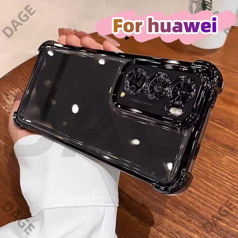 COD ใหม่ Electroplate เคสโทรศัพท์สําหรับ Huawei P60 Pro P50 P40 P30 Lite Mate 70 60 50 40 30 Nova 13 12 10 9 8 7 SE Honor 50 Pro 9X Pro กันกระแทกปลอก DAGE