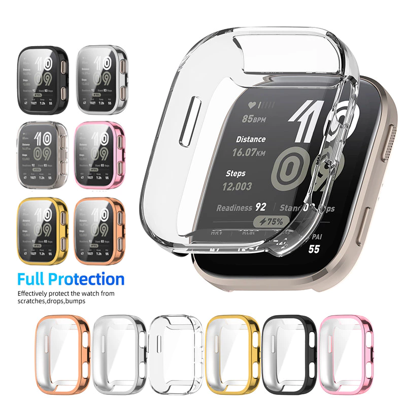 เคส TPU แบบใสสําหรับ Huami Amazfit Bip 6 Bip6 ปกอ่อนแบบเต็ม
