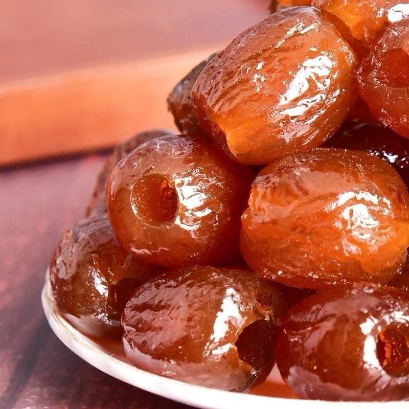 (5 กก.) พุทราเชื่อม ( ไร้เม็ด ) พร้อมทาน หอม หวาน กรอบ อร่อย น้ำหนัก 1 กิโลกรัม เหนียวนุ่มหนึบหนับ