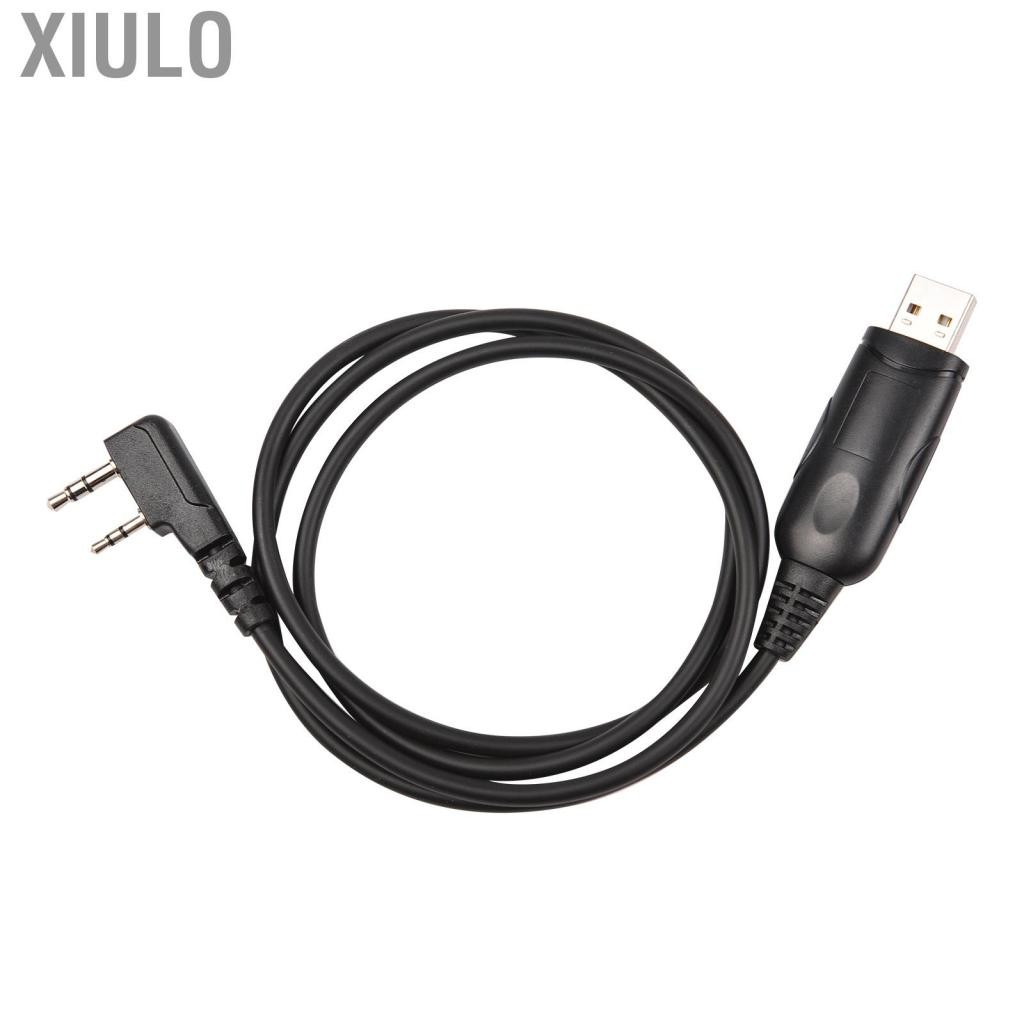 Xiulo XIULO-TH USB การเขียนโปรแกรมเคเบิลที่เข้ากันได้กับ Baofeng UV-5R Walkie Talkie สำหรับ UV-5R/UV