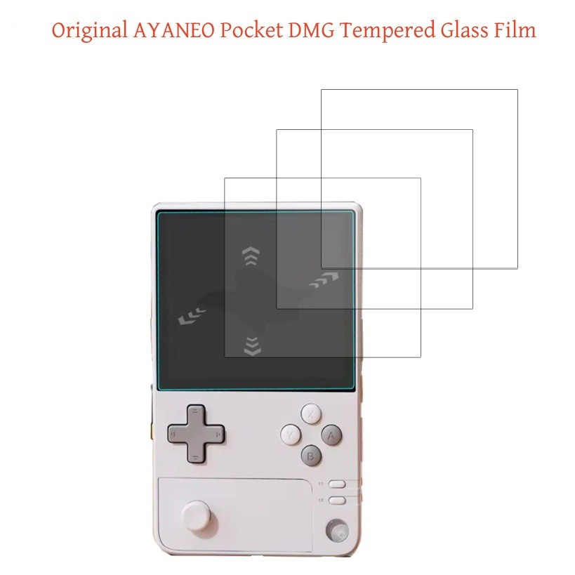 สําหรับ AYANEO กระเป๋า DMG กระจกนิรภัยป้องกันหน้าจอฟิล์มสําหรับ AYANEO คอนโซลฟิล์มกระจกนิรภัยเกมอุปก
