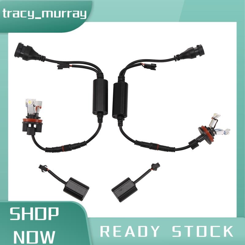 tracy_murray 2 ชิ้นรถ LED Angel Eye Light 6000 พัน H8 หลอดไฟสําหรับ E82 E87 E90 E91 E92 M3 E93 E60 E