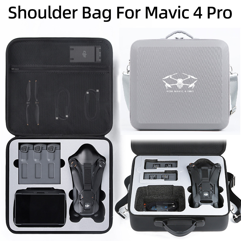 สําหรับ Mavic 4 Pro กระเป๋าเก็บ RC 2/RC PRO2 กระเป๋าเดินทางไหล่เดี่ยว Mavic 4Pro crossbody กระเป๋าเก็บอุปกรณ์เสริมโดรน