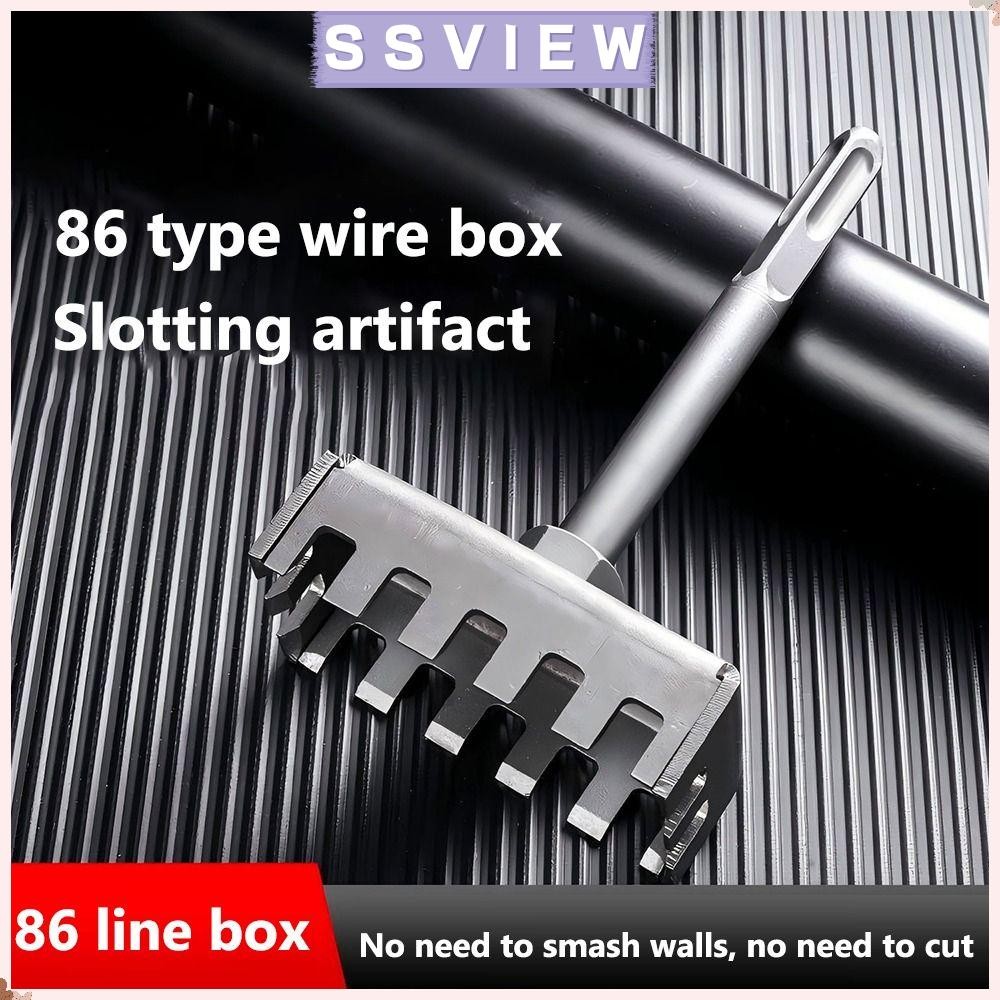 STILLSAVIEW Square Hole Punch, Multi-function สี่เหลี่ยมผืนผ้าสล็อตเครื่องมือ Square Hole Punch เจาะ