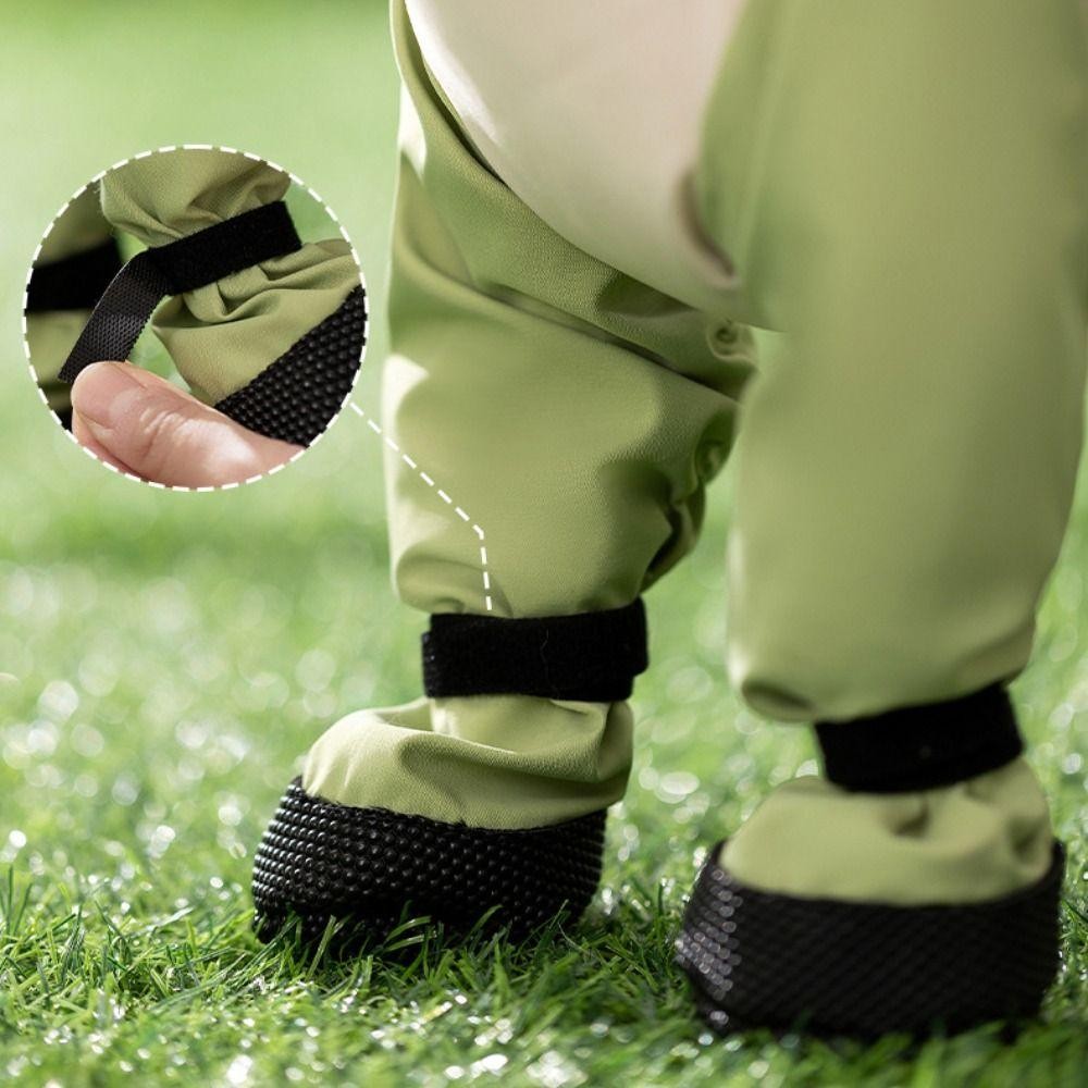 MAGICIAN Pet Strolling Going Out Pants, Full Leg Protection Back ปรับสุนัขกางเกงสี่ขา, สบาย Anti-Slip แถบสะท้อนแสงกันฝุ่นเสื้อผ้าสัตว์เลี้ยงสัตว์เลี้ยงสัตว์เลี้ยง Strolling ราคา ถูกที่สุด ดีลบีเคเค แกลเลอรีภาพที่ 9