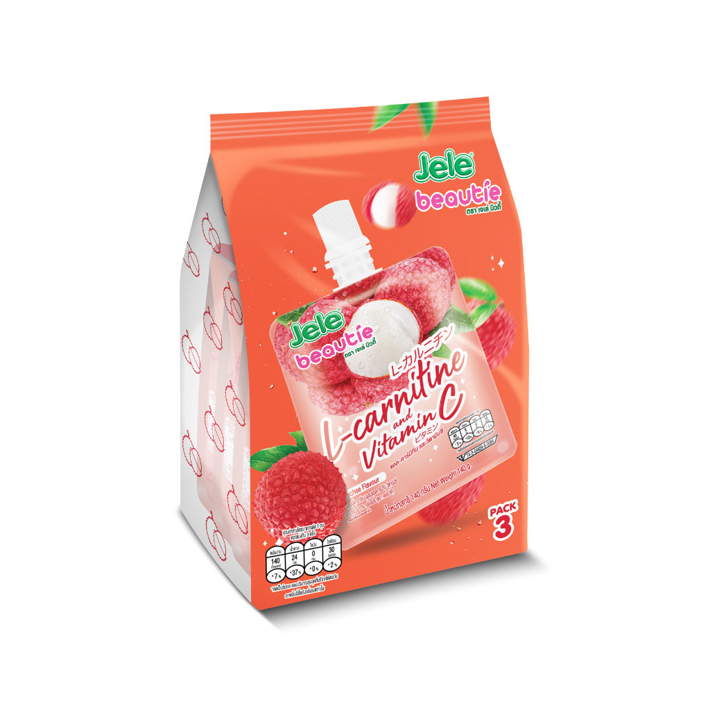[แพ็ค 3] Jele เจเล่บิวตี้ ขนาด 140 กรัม (เลือกรสได้) - รูปที่ 3