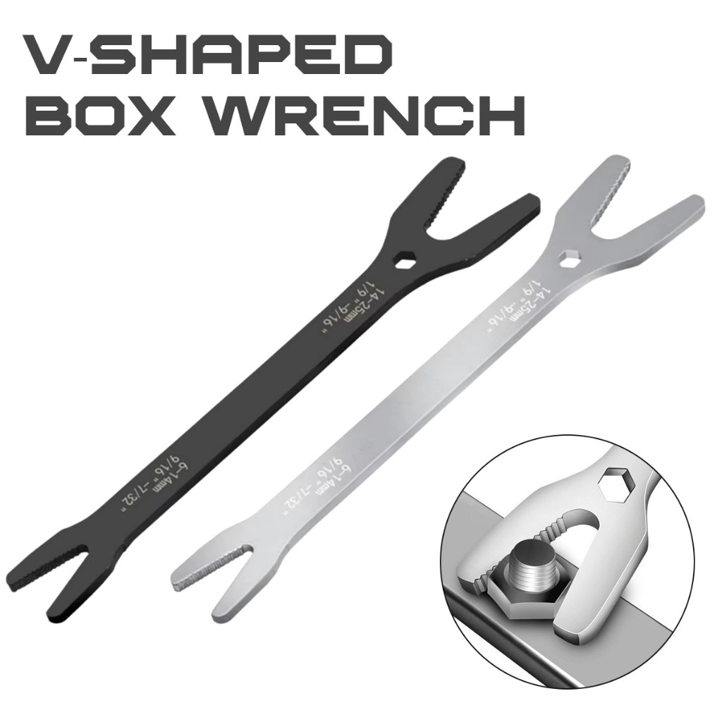 ร้านอยู่กทม.ประแจอเนกประสงค์ 6-25mm.ประแจตัว y ซ่อมรถ ประแจดอกขันน็อตสองหัว แบบเหล็กคาร์บอนสูง - รูปที่ 3