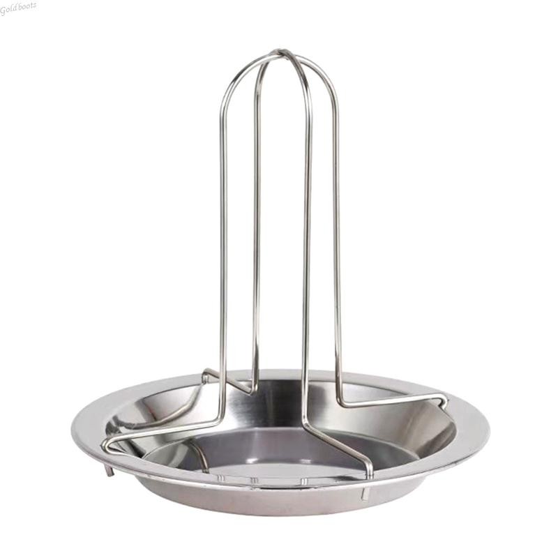 GB ไก่ Roaster Rack สําหรับเตาอบย่าง BBQ สแตนเลสทนทาน เครื่องมือทำอาหารสำหรับสัตว์ปีก