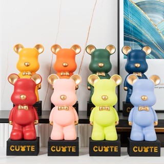 จัดส่งทันที🚚 กระปุกออมสิน 29ซม Violent Bear กระปุกออมสินหมีเ…