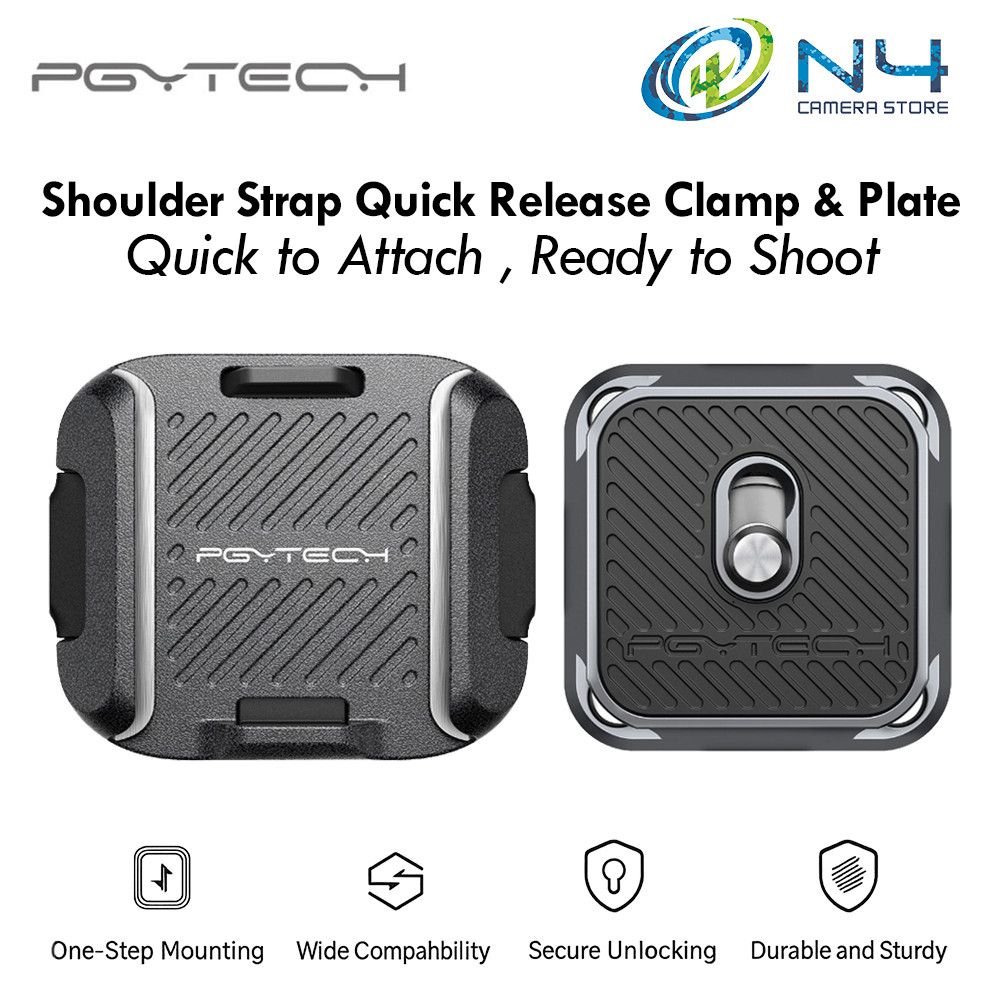 PGYTECH SHOULDER STRAP QUICK RELEASE CLAMP & PLATE