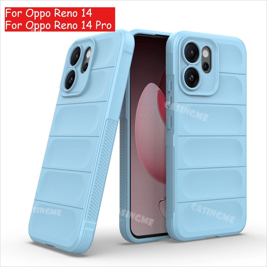 สําหรับOppo Reno 14 Pro 5G 2025 ปลอกกันกระแทกซิลิโคนTPU Protector Anti-Dropเคสโทรศัพท์สําหรับOppo Reno 14F Reno14Pro Reno 14 F 14 Pro 5G 4G 2025 ฝาหลังSkin-Friendyกรณี