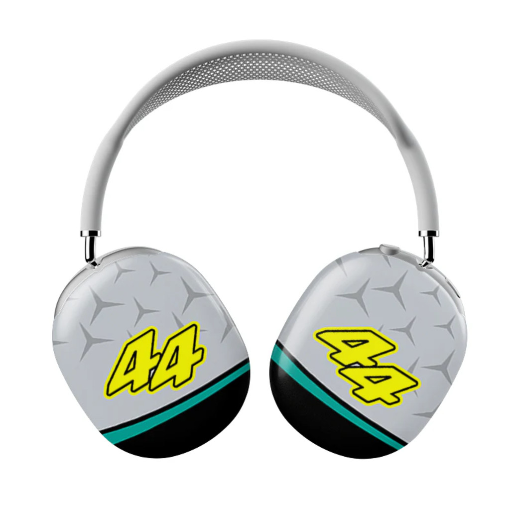 F1 Lewis Hamilton W13 AirPods Max case - F1 Racing Protective Cover เคสเคลือบเงา
