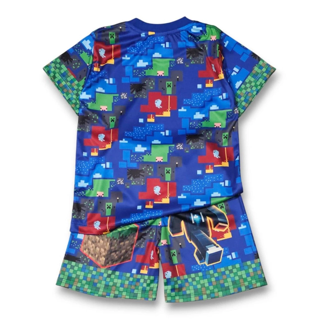 ชุดเสื้อแขนสั้นกางเกงขาสั้นเด็ก ลายเกมเลโก้ thumbnail 4