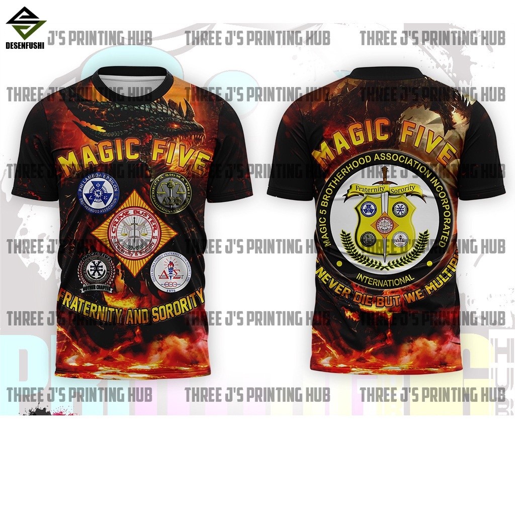 เสื้อ Magic 5 Fraternity MAGIC FIVE NEW DRAGON DESIGN