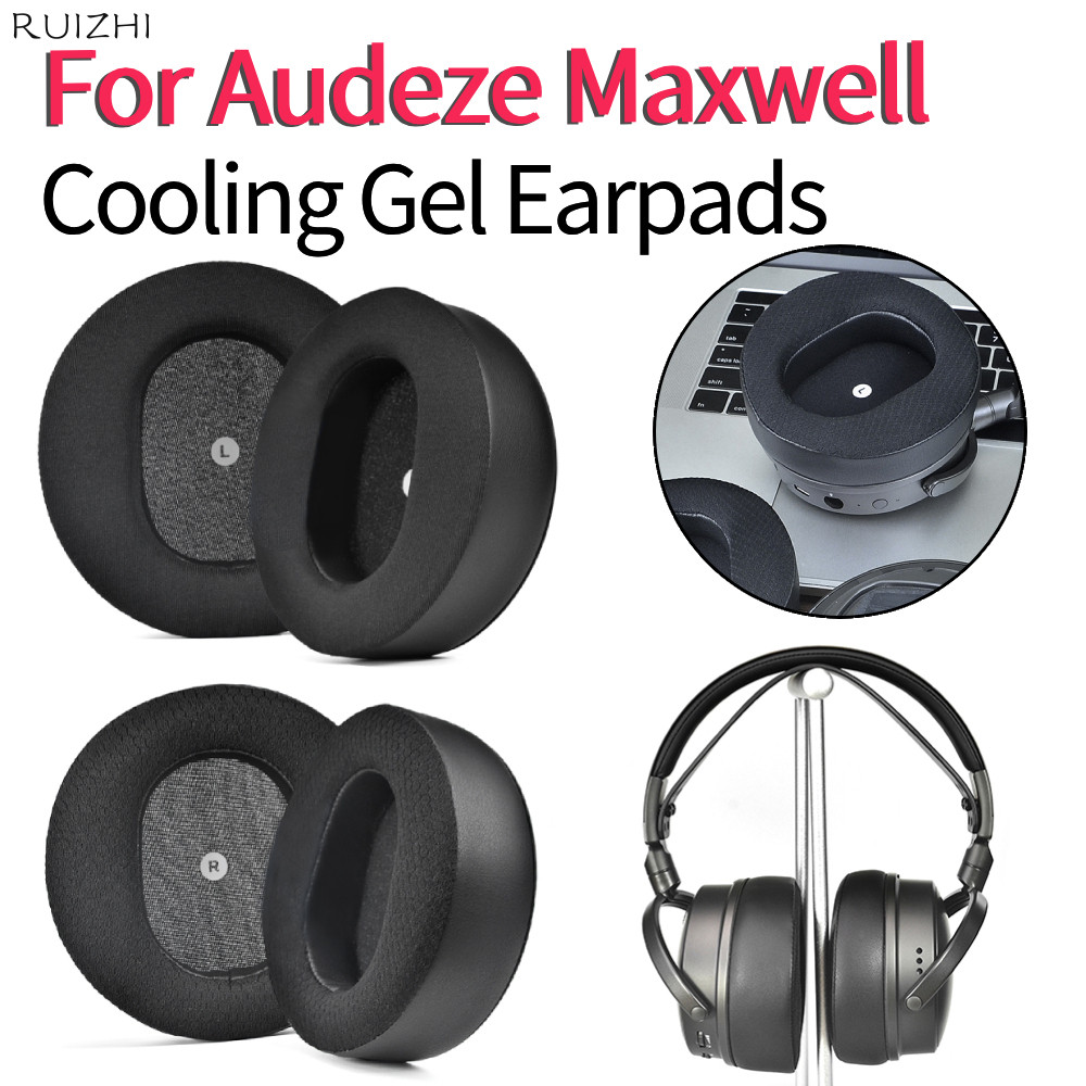 เจลทําความเย็นแผ่นรองหูฟังหูฟังเปลี่ยนแผ่นรองหูฟังชุดหูฟังแผ่นรองหูฟังสําหรับ Audeze Maxwell หูฟัง