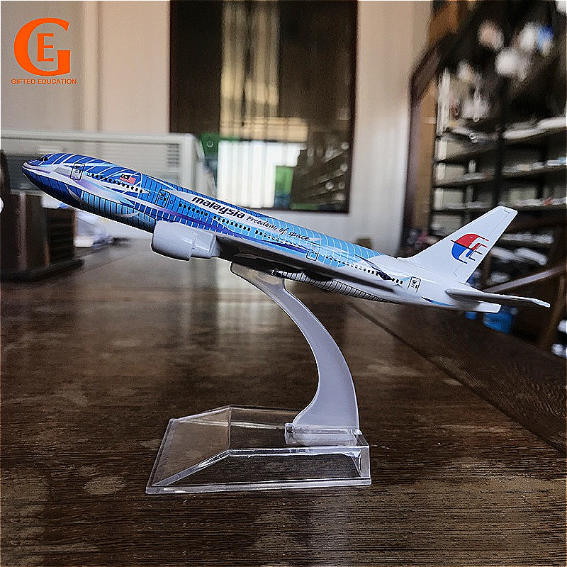 Malaysia Airlines Seawave Boeing 777 เครื่องบินรุ่น Diecast Metal B777 Plane Collection