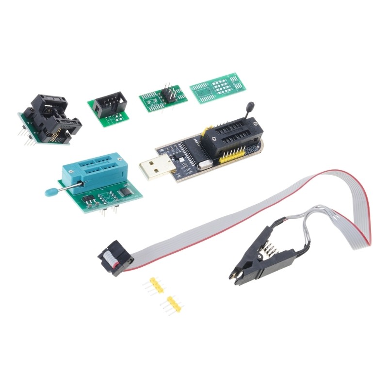 HL EEPROM Flash BIOS USB + CH341B โปรแกรมเมอร์สําหรับโครงการพัฒนาอิเล็กทรอนิกส์
