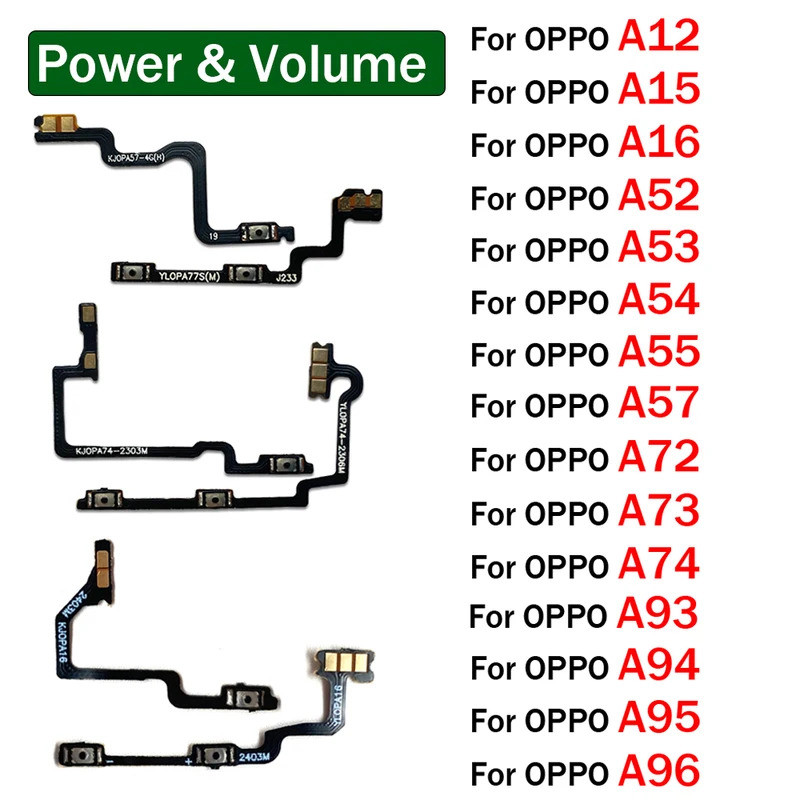 ใหม่เปิดปริมาณปุ่มปุ่ม Flex สําหรับ OPPO A12 A15 A16 A52 A53 A54 A55 A57 A72 A73 A74 A93 A94 A95 A96 4G 5G